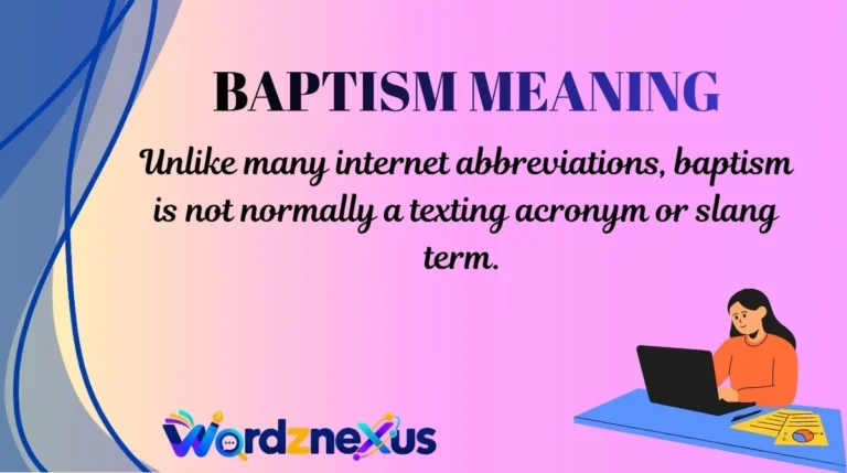 Baptism Meaning