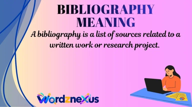 Bibliography Meaning