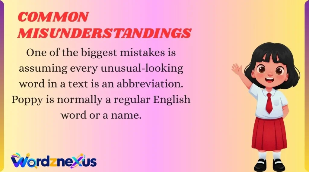 Common Misunderstandings