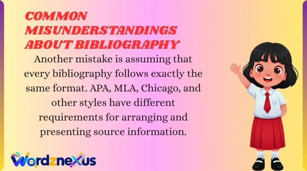 Common Misunderstandings About Bibliography
