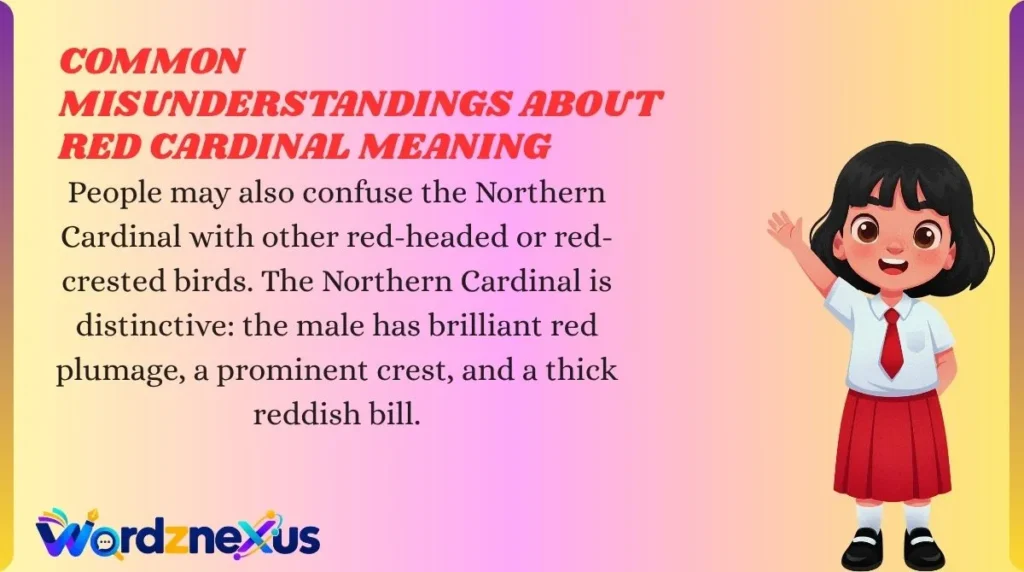 Common Misunderstandings About Red Cardinal Meaning