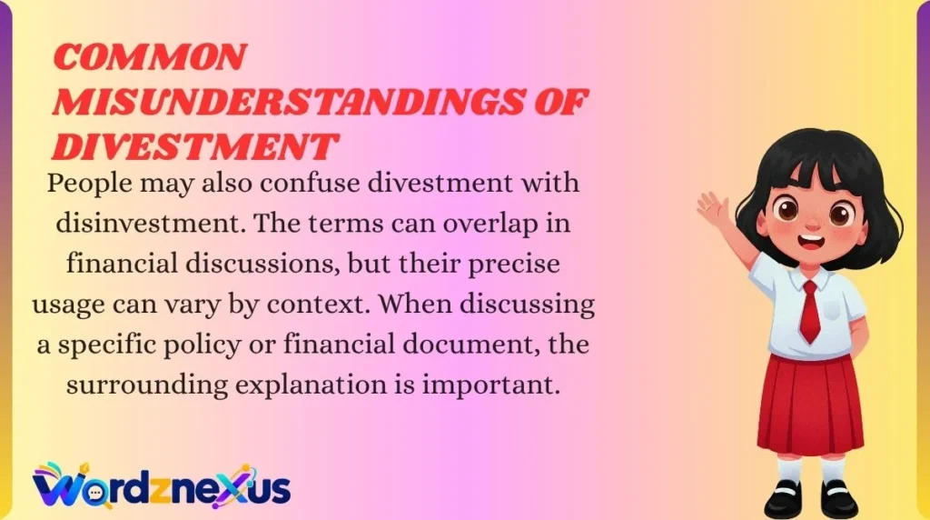 Common Misunderstandings of Divestment