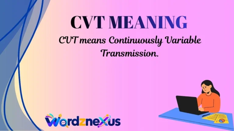 CVT Meaning