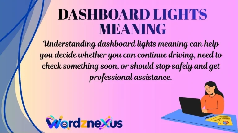 Dashboard Lights Meaning