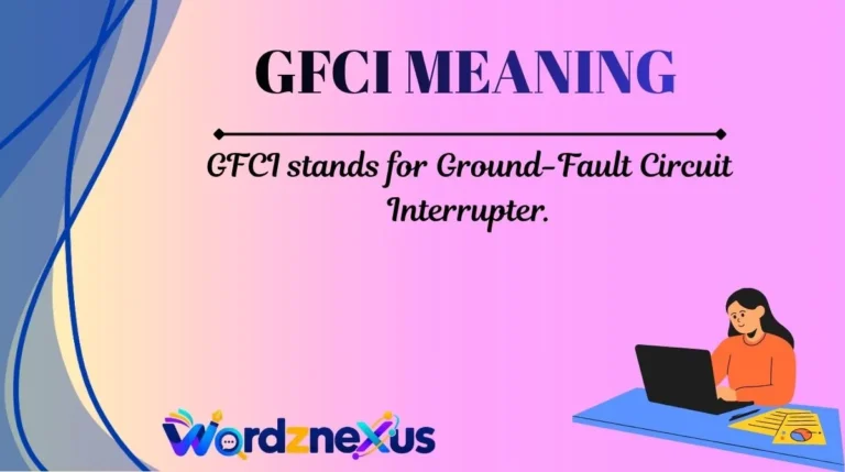 GFCI Meaning