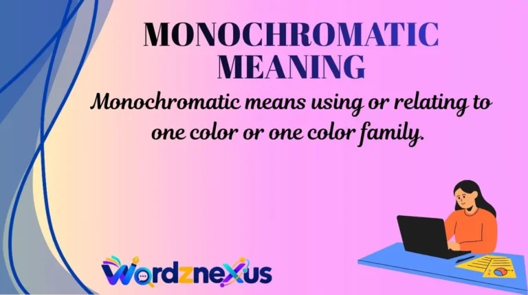 Monochromatic Meaning