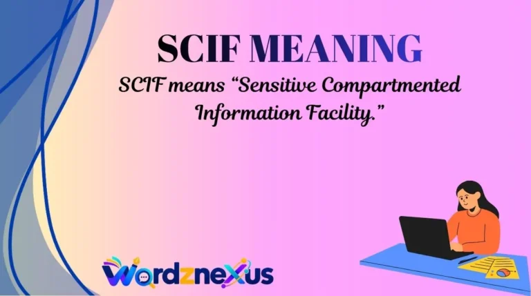 SCIF MeaningSCIF Meaning