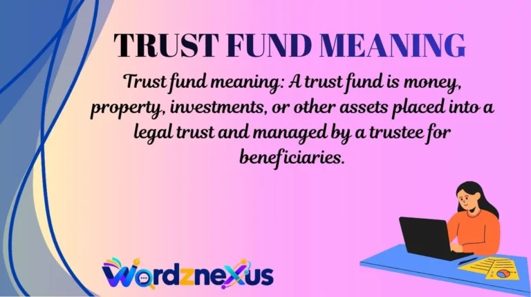 Trust Fund Meaning