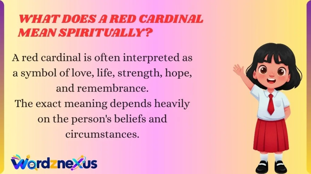 What Does a Red Cardinal Mean Spiritually?