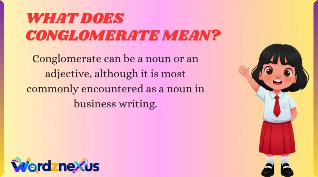 What Does Conglomerate Mean?