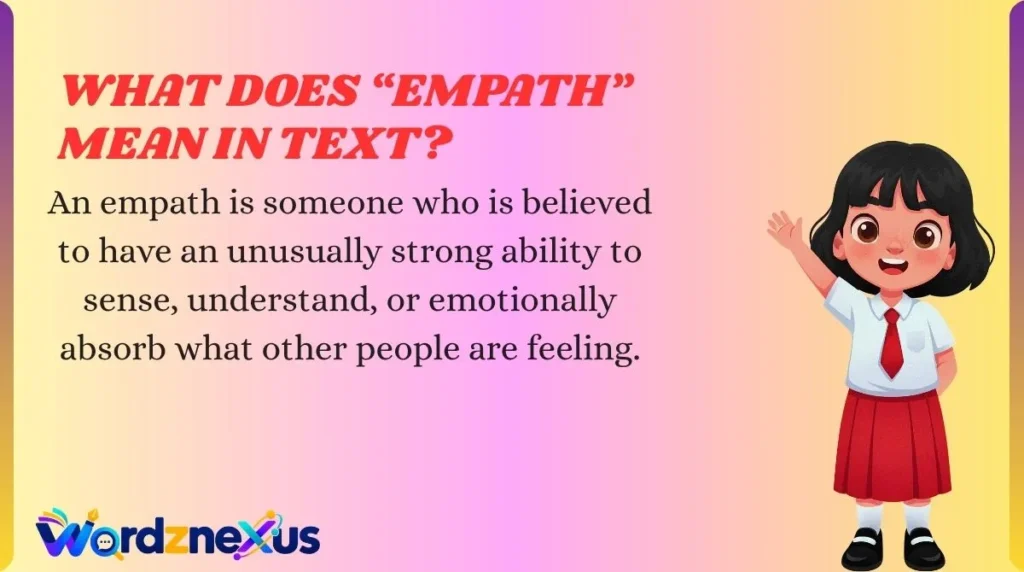 What Does “Empath” Mean in Text?