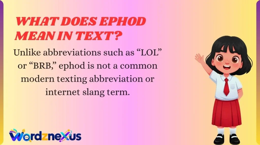 What Does Ephod Mean in Text?