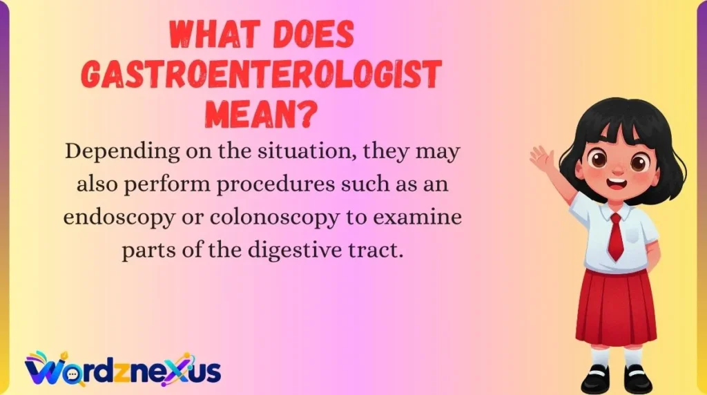 What Does Gastroenterologist Mean?