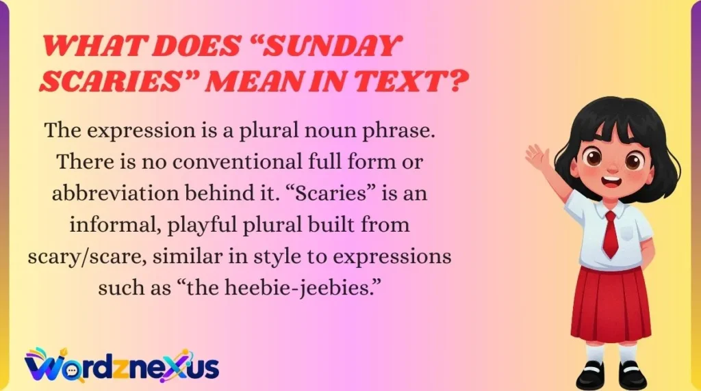 What Does “Sunday Scaries” Mean in Text?