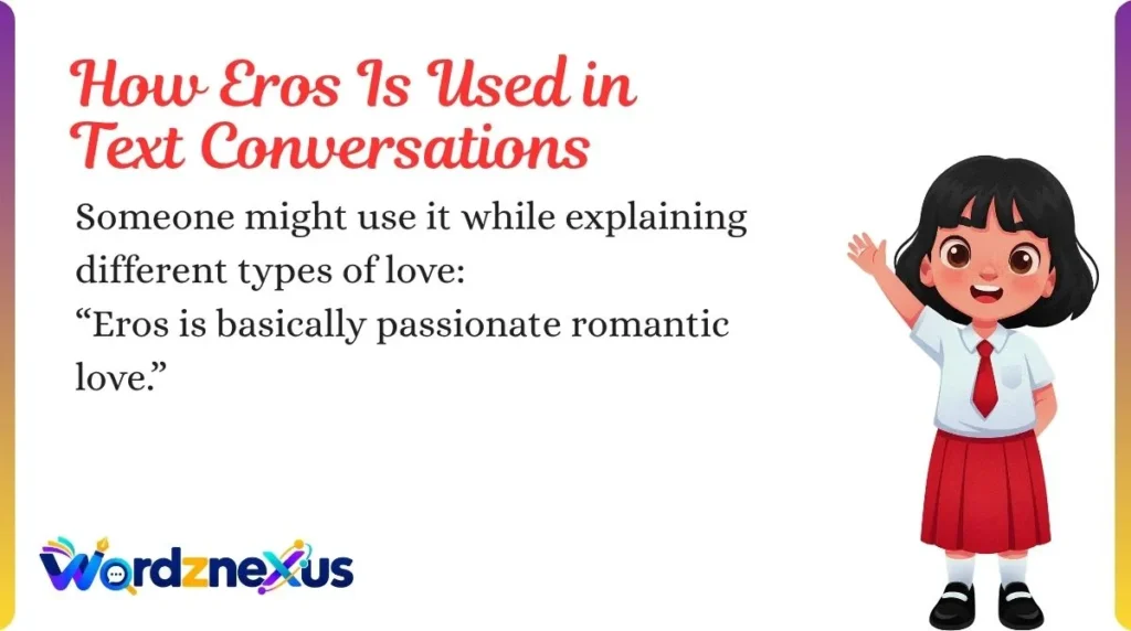 How Eros Is Used in Text Conversations