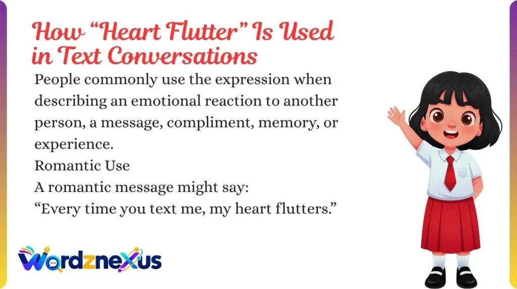 How “Heart Flutter” Is Used in Text Conversations