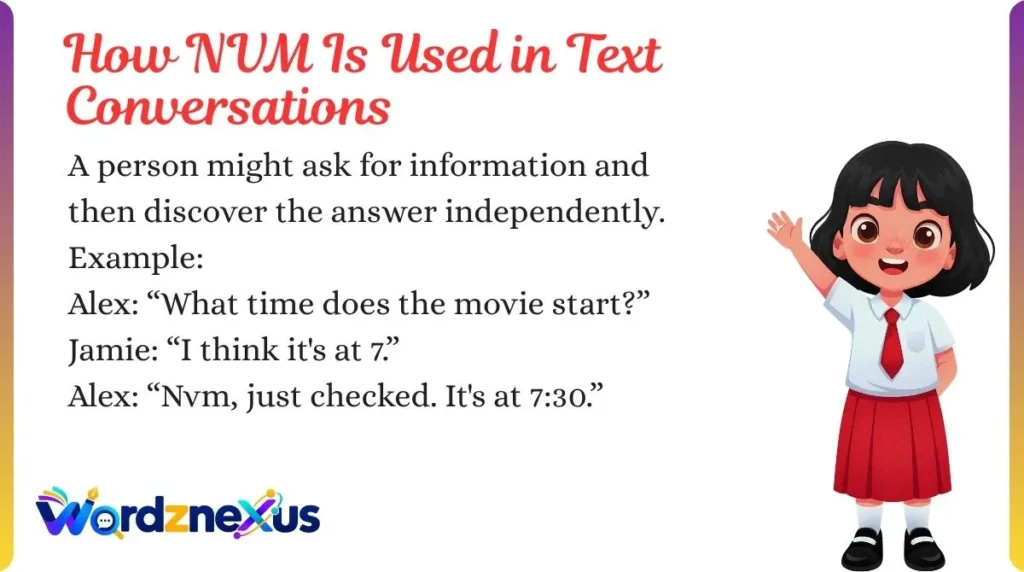 How NVM Is Used in Text Conversations
