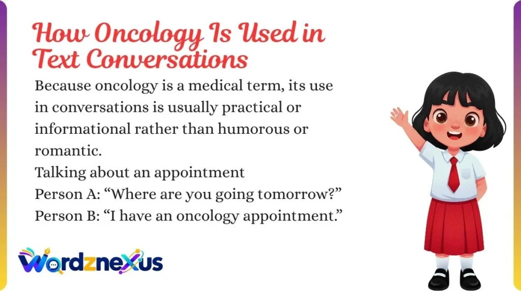 How Oncology Is Used in Text Conversations