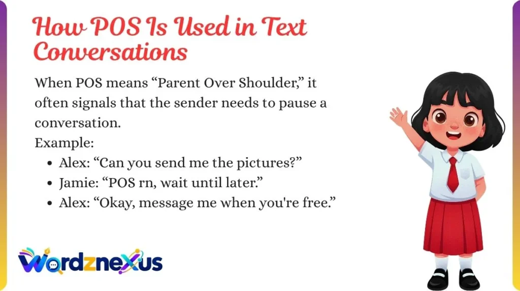 How POS Is Used in Text Conversations