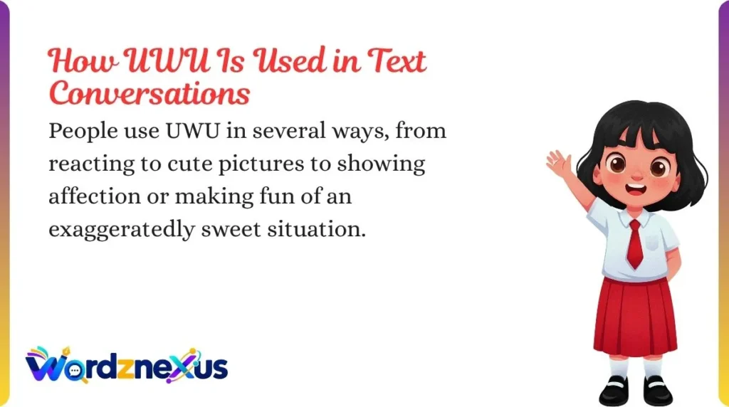 How UWU Is Used in Text Conversations