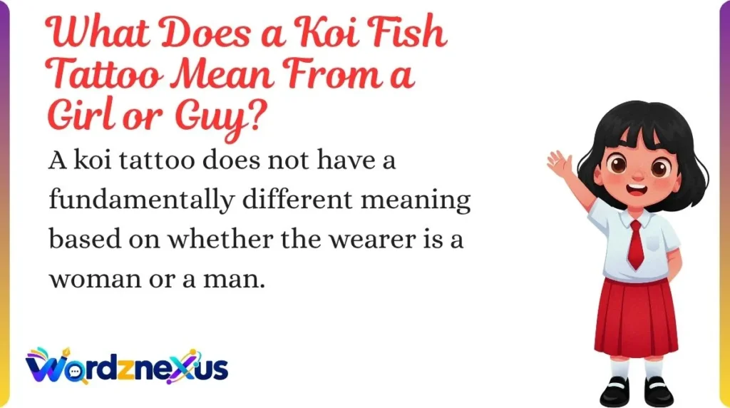 What Does a Koi Fish Tattoo Mean From a Girl or Guy?