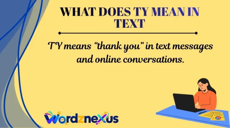What Does TY Mean in Text